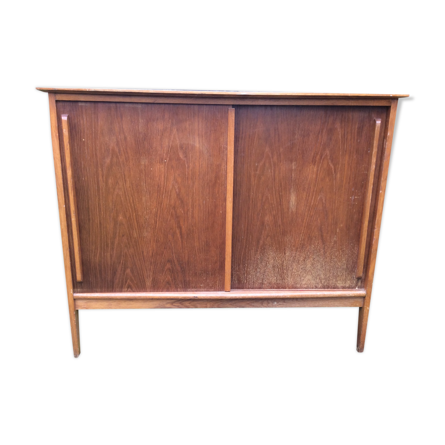 Buffet vintage à portes coulissantes en chêne