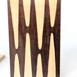 Paire de serre-livres en bois, style Bauhaus, années 1950