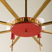 Italian chandelier atrr. to Angelo Brotto for Esperia, Italy 1960s.