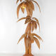Large "coconut/palm" floor lamp in rattan