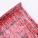 Distressed red carpet 241x165cm