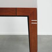 Spacious 6-person Art Deco design dining table with unique details