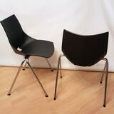 Pair of Shell chairs, designed by Angelo Pinaffo