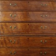 Antique mahogany commode, George III style, 19th century.
