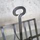 Metal magazine rack