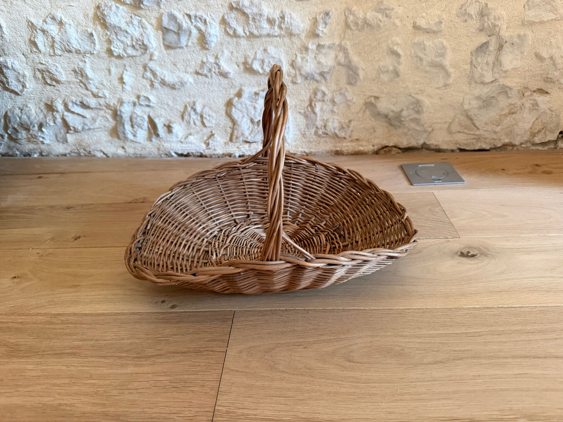 Vintage wicker basket