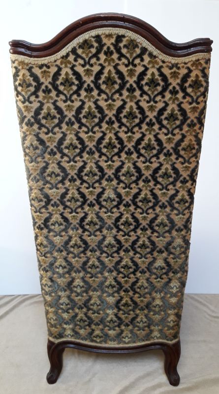 Heater stamped 19th century Louis XV Firecorner Chair