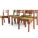 6 chaises dans le goût de Dyrlund 'Sentved'