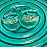 Faience trivia and bottle coaster