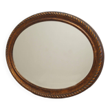 Mirror in wooden frame, Danish design, 1960s, production: Denmark