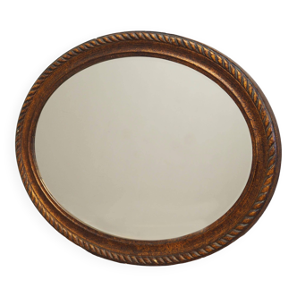 Mirror in wooden frame, Danish design, 1960s, production: Denmark
