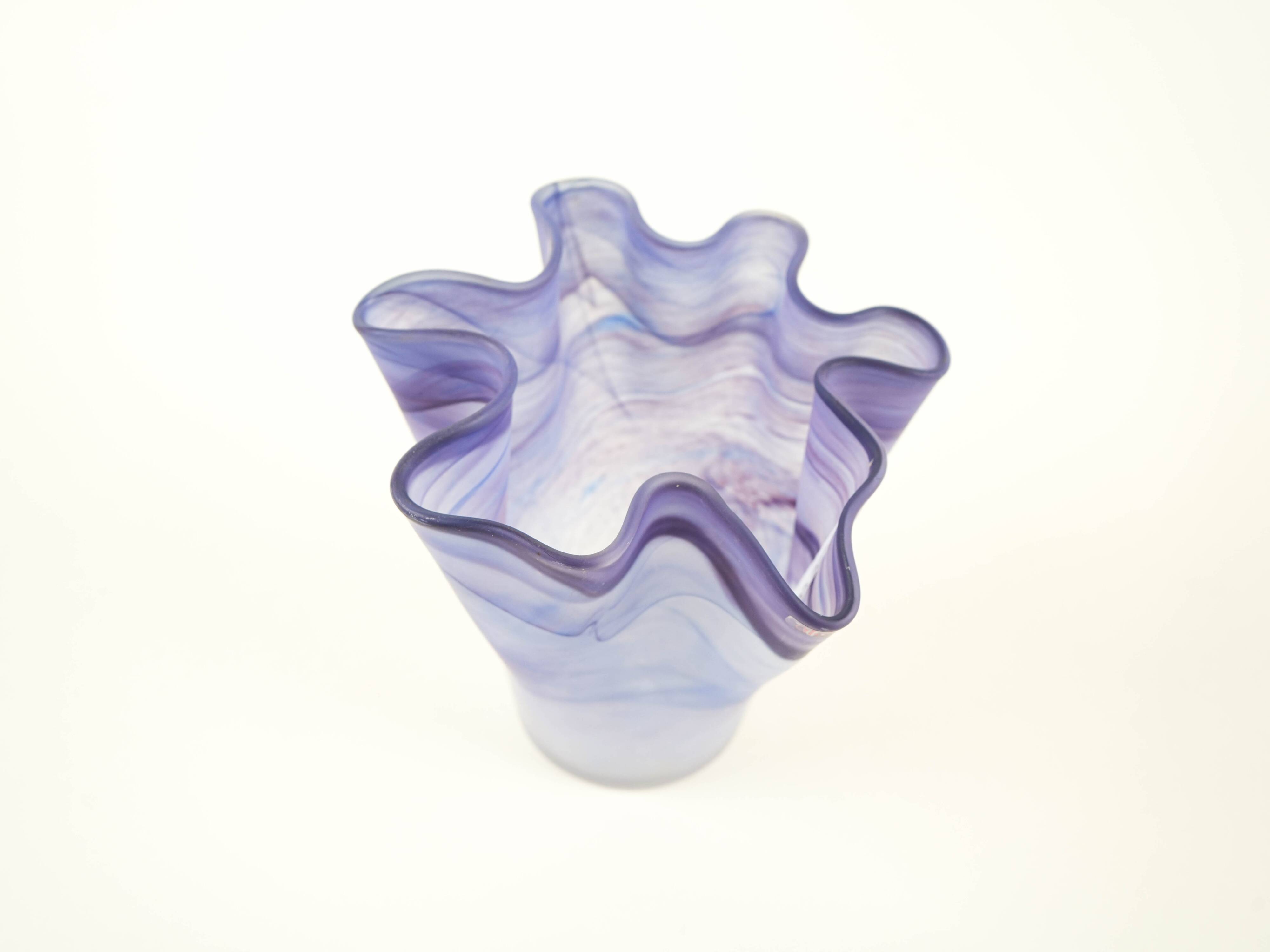 Purple tulip vase, Danish design, 1970s, made in Denmark