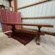 Solid wood monastery table