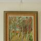 Huile sur panneau suédoise originale – « Paysage d'automne »