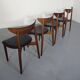 Rosewood Dining Chairs by Harry Østergaard for Randers Møbelfabrik, Denmark, 1960s, Set of 4