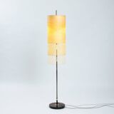 Lampadaire réglable en hauteur en résine et métal, années 1960