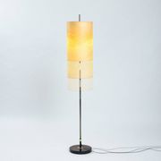 Lampadaire réglable en hauteur en résine et métal, années 1960