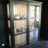 Large glazed Parisian wardrobe, showcase.