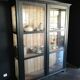 Large glazed Parisian wardrobe, showcase.