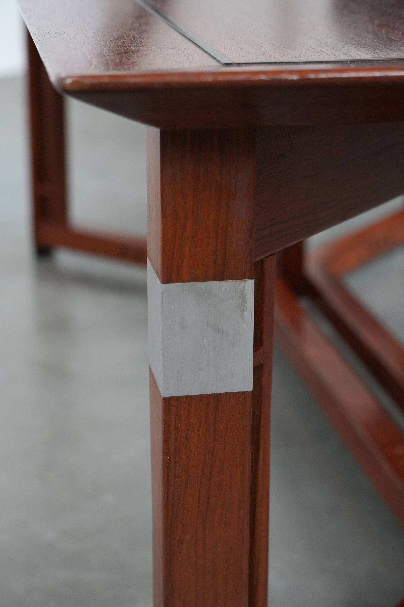 Beautifully designed rectangular Art Deco coffee table