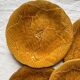 4 Gien earthenware plates with vine leaf design, Primefleur vintage creation