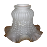 Two-coloured glass tulip