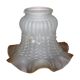 Two-coloured glass tulip