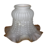 Two-coloured glass tulip