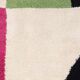 Tapis berbere beni ourain avec parties colorees 150 x 110 cm