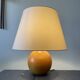 Grande lampe boule bois vintage