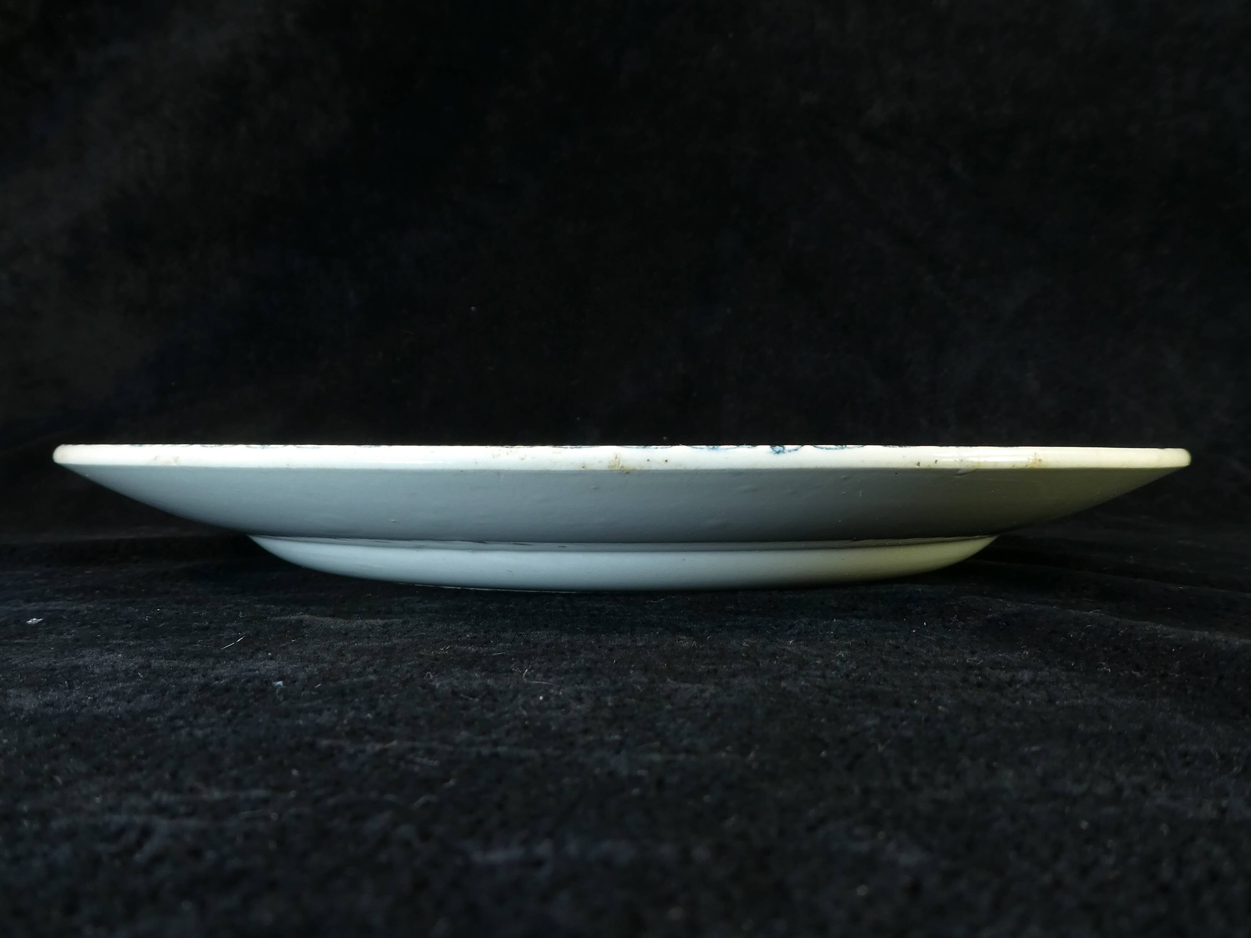 Round earthenware dish terre de fer bocage nº2