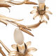 Pair of 12-burner wheat sheaf chandeliers by Hans Kogl
