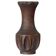 Vase en bois sculpté style Wabi-Sabi années 1960