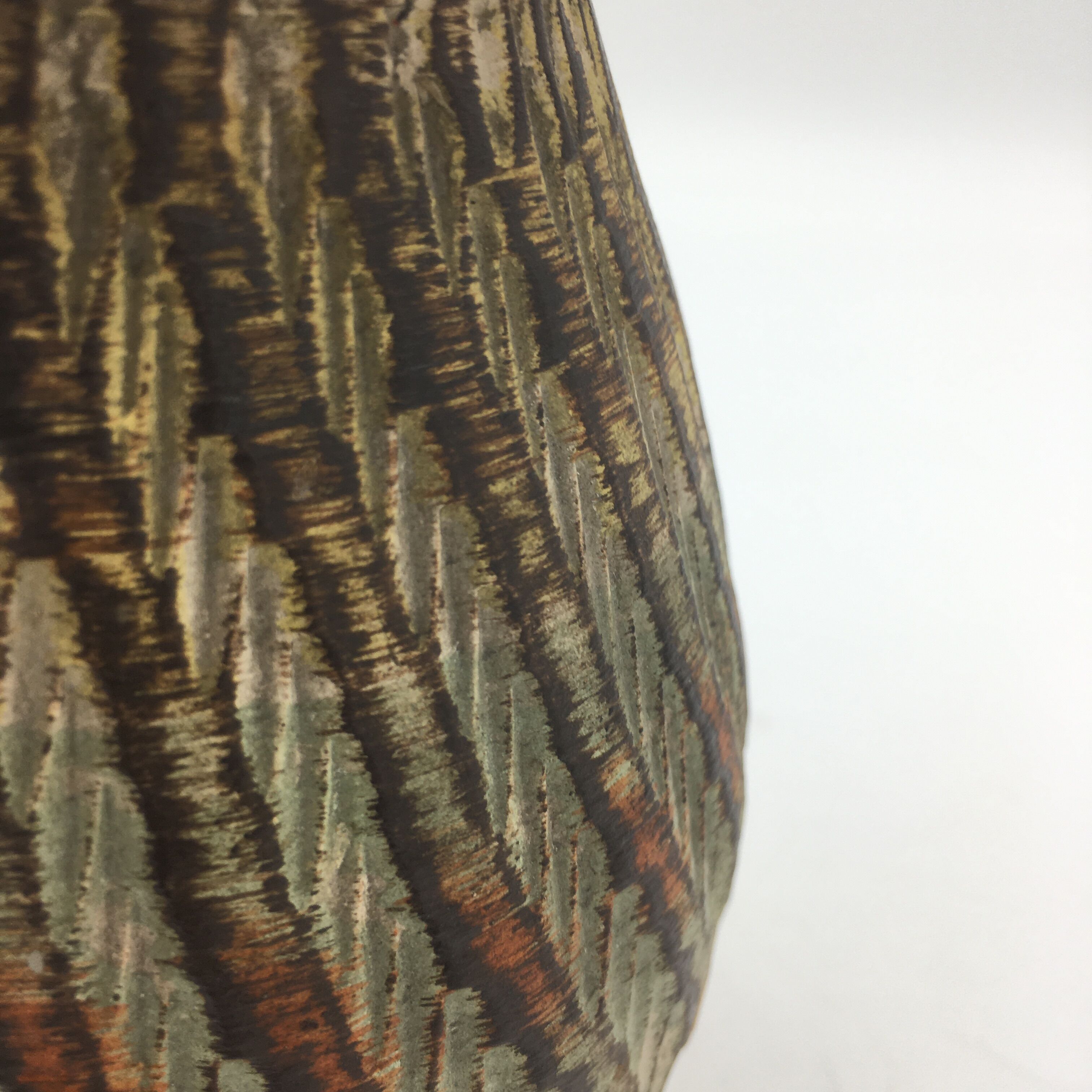 Vase by Alferd Krupp in vintage terracotta