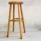 VINTAGE Solid Wood High STOOL