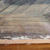 Painting on canvas former ballet dancers signed