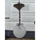Art Deco pendant light in opalescent glass