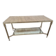 Louis XVI style coffee table in marble