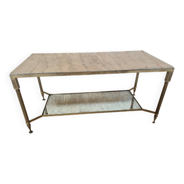 Table basse style Louis XVI en marbre