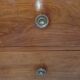 Empire style chest of drawers in cherry wood