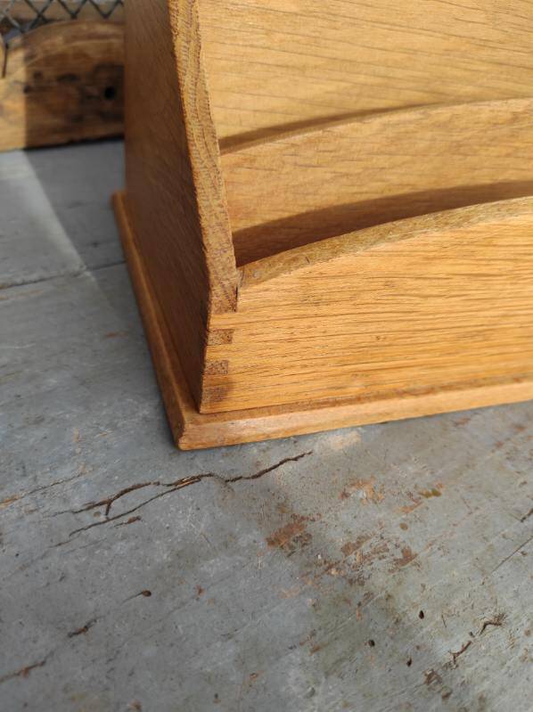 Wooden letter sorter mail box