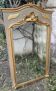 Miroir ancien - 98 x 160 - bois et stuc doré