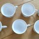 Set of 6 coffee cups model Véronica, forget-me-not