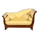 Mahogany Backrest Daybed, Restoration Period – Part 1 of the 19th Century