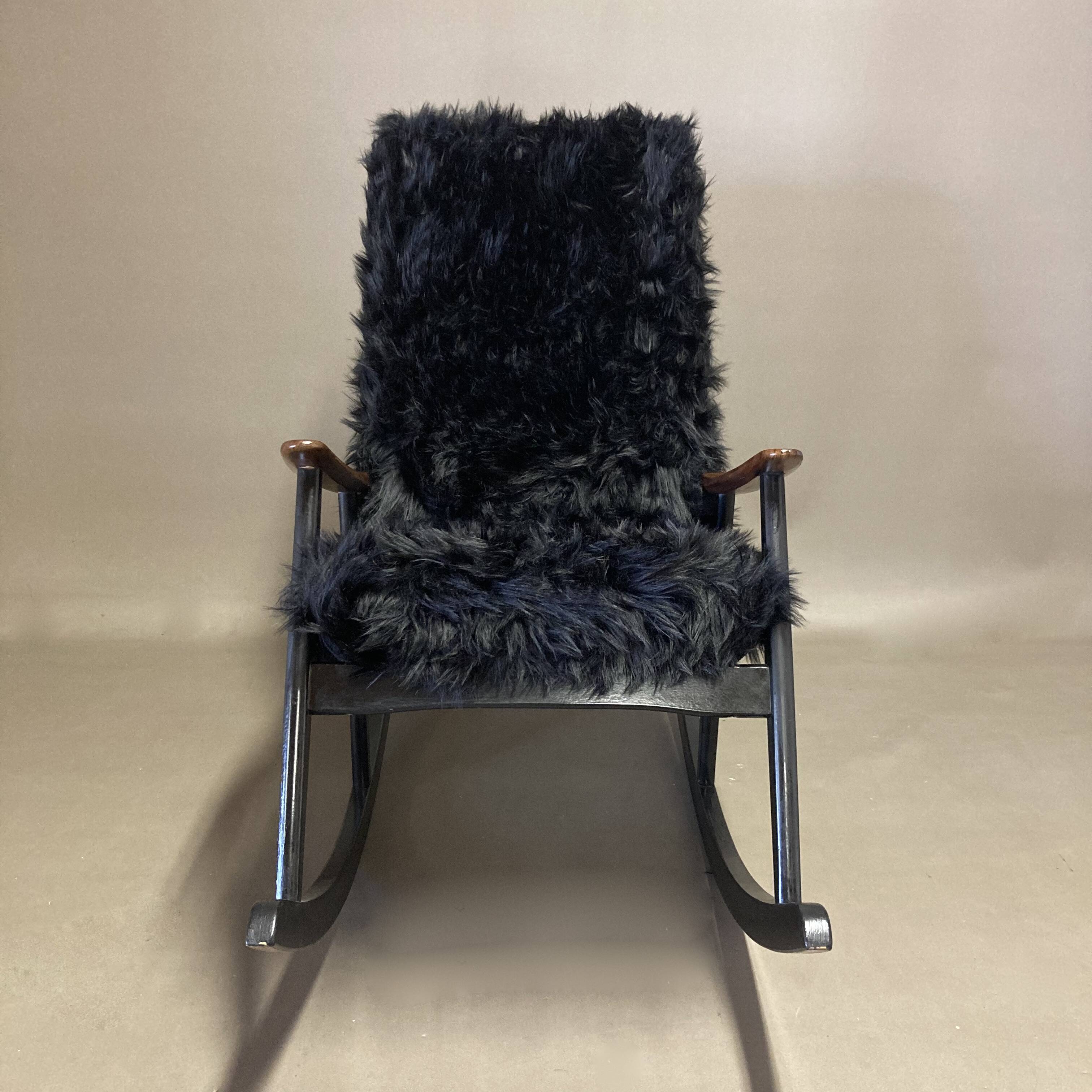 Scandinavian rocking chair design 1950.