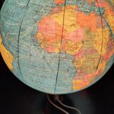 World map lamp