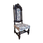 Chaise de nourrice style Louis XIII
