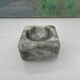 Green marble salt pot