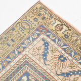 Tapis  beige & bleu oushak, 151x263cm
