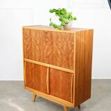 Mid-Century Modern Scandinavian Wooden Bar Cabinet, 1950s